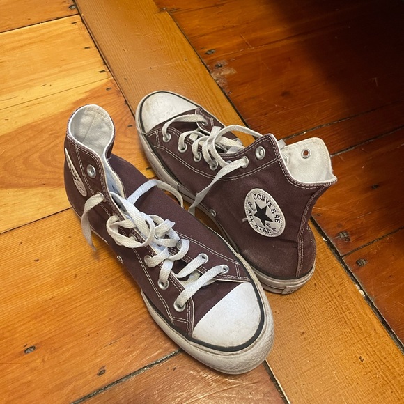 Brown high top platform converse - Picture 3 of 4
